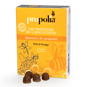 Gommes de propolis au miel & orange